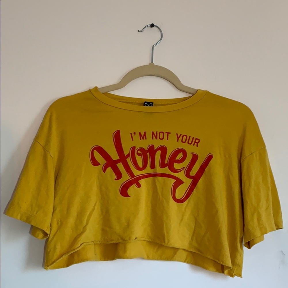 Mustard Crop Top